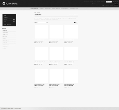 Шаблон интернет-магазина мебели №501