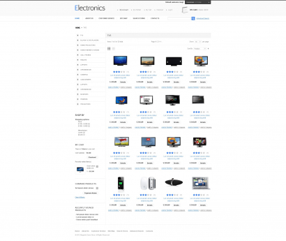 Готовый дизайн интернет-магазина электроники №1334